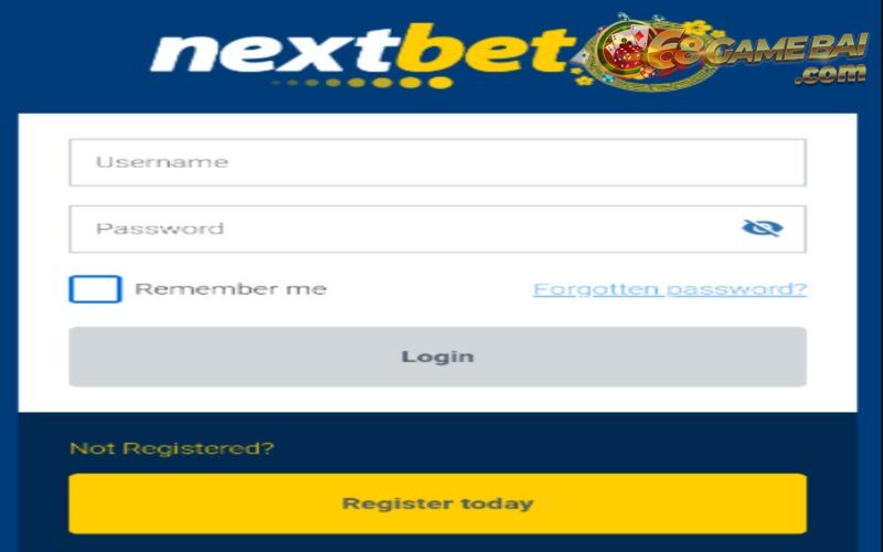 Nextbet -  Đăng nhập dễ dàng, nhanh chóng